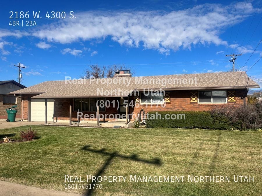 4 Bedroom 2 Bath Home in Roy Now Available! House Rental in Roy, UT
