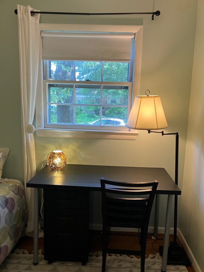 Desk Looking Outside - 9718 48th Pl