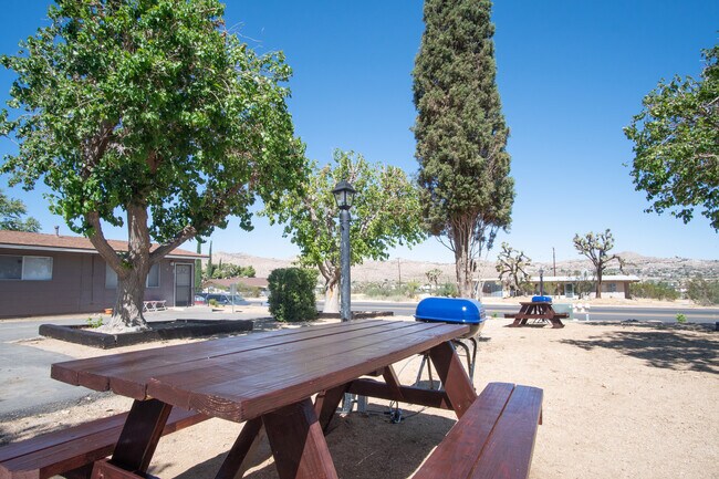 Beautiful courtyard with picnic tables/bbq! - 57375 Yucca Trl