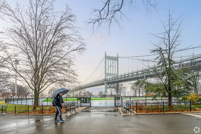 The sprawling Astoria Park covers nearly 60 acres along the East River in Ditmars Steinway.