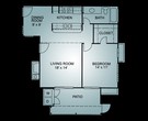 1 Bedroom, 1 Bath