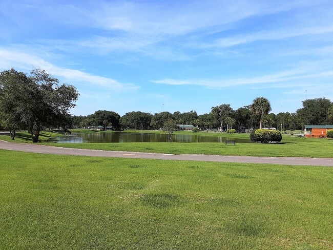 Front view of lake /KOA Park - 2039 Hamilton Ave