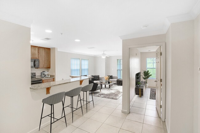 1Br Living Area - Broad at Riviera South Apartments