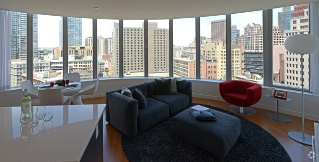 Radian Apartments Boston Ma Living Area2 Radian