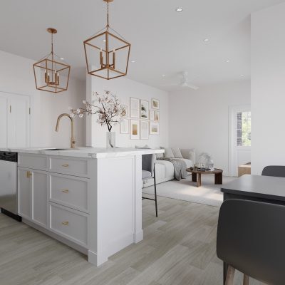 Sala de estar de 1 habitación - The Grove at Bradford Hills
