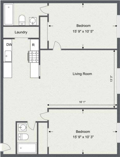 Integrity Medina Apartments – 2 Bedroom 2 Bath E