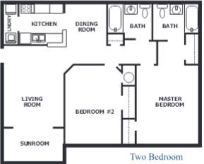 2BR/2BA - Piper's Pointe