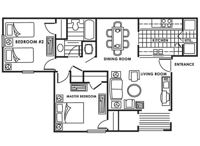 Floorplan - Fairmarket Square Apartments