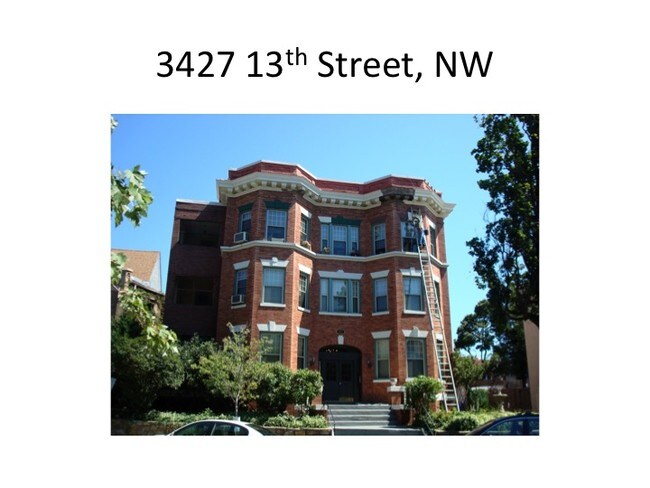Exterior view - 13th St - 3427 13th St NW
