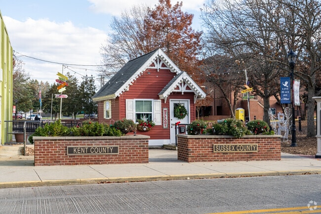 The Milford Welcome Center is as charming as Milford itself.