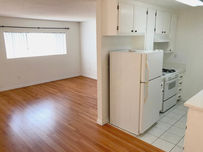 Living room and kitchen - 583 Palm Dr