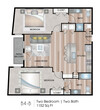 Two Bedroom/Two Bath