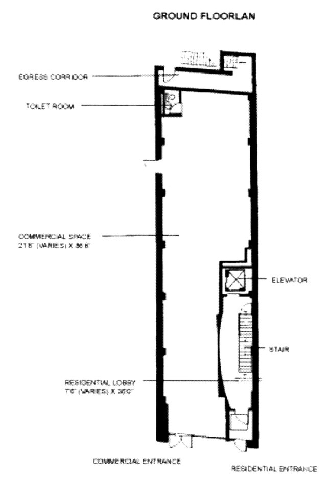 Ground-2,000 FT² - 135 W 3rd St