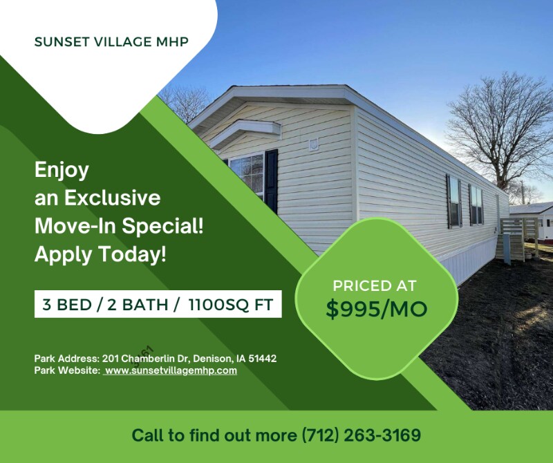 201 Chamberlin Dr, Denison, IA 51442 House Rental in Denison, IA