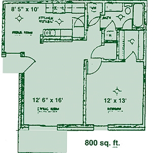 1BR/1BA - Enterprise Square Apartments