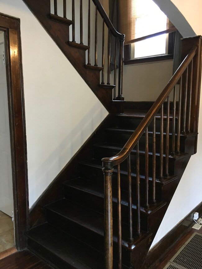 Stairway to second floor - 340 E 13th Ave