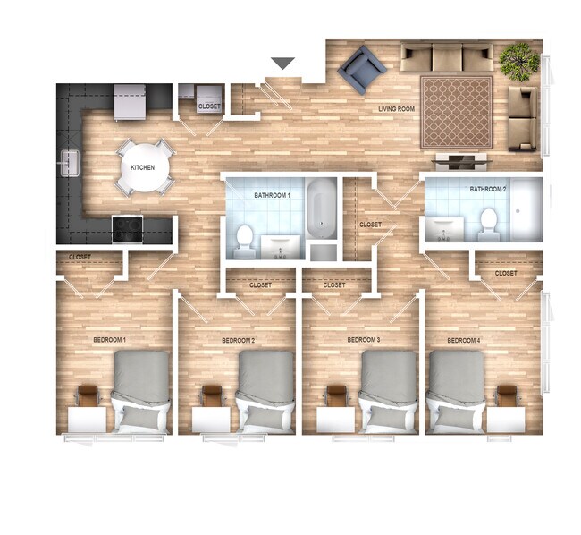4BR/2BA - 12 S 43rd St