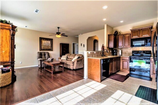 Kitchen and Living - 5000 W Lakewood Ct