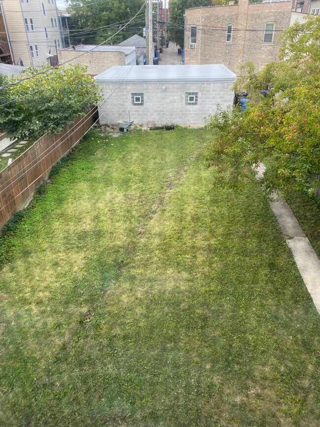 Back yard - 1412 N Kedzie Ave
