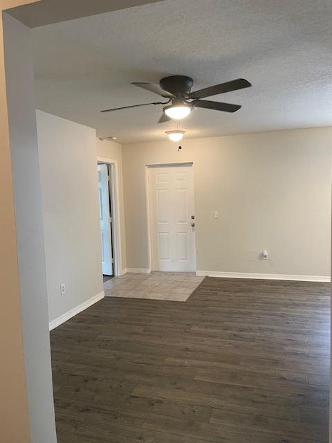 Front door entry with new wood floors - 533 13th Pl