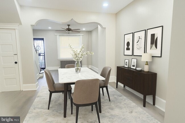 STAGED DINING ROOM - 3036 N Stillman St