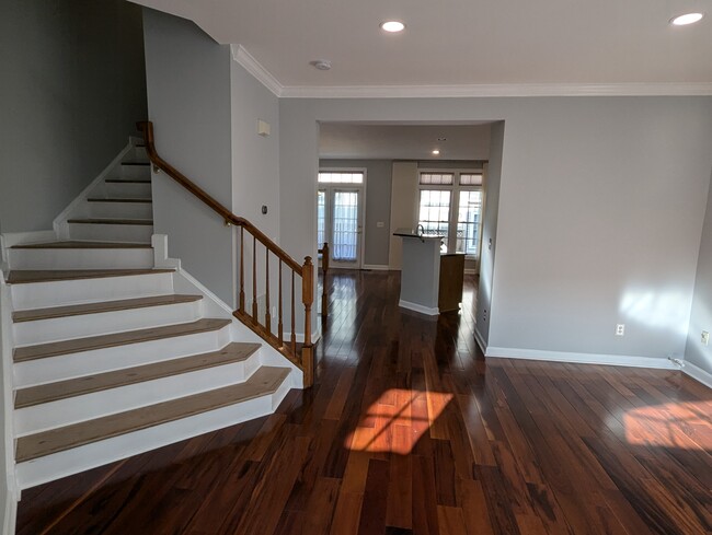 Stairs to top level - 907 Harrison Cir