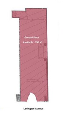 Grnd floor, 750sf - 130 E 75th St