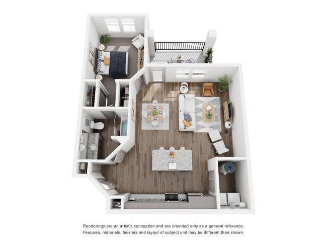 Interior Photo - Center West Apartments