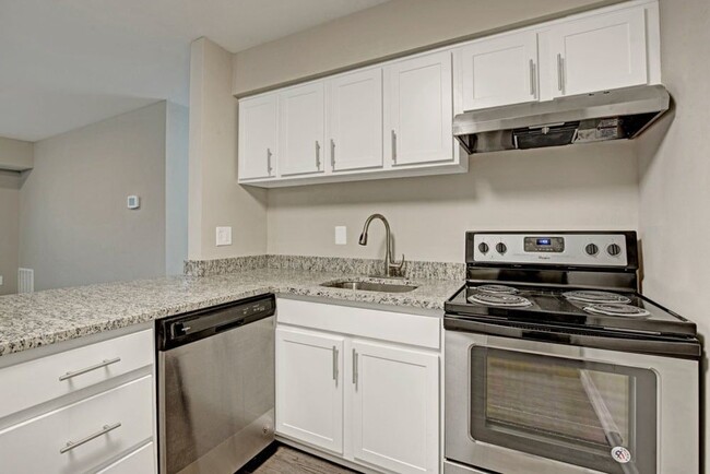 Kitchen-Partially Renovated - Ridgeview Apartments