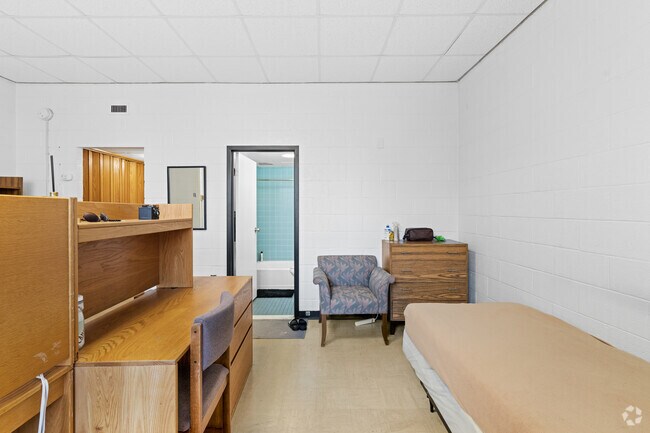 Doble, 1BA - 299SF - Dormitorio - International Student House