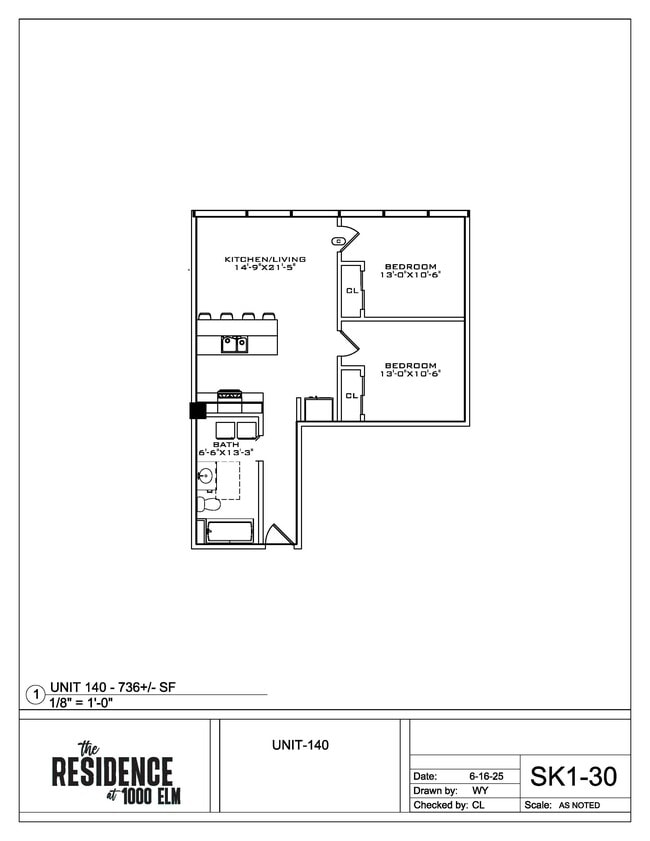 Interior Photo - The Residence at 1000 Elm