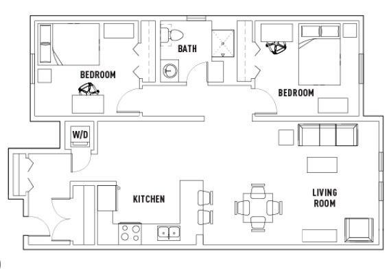 Floor Plan - directly from website - 608 Park Point Dr