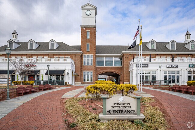 Livingston Town Center offers many shops, restaurants and places to enjoy the day.