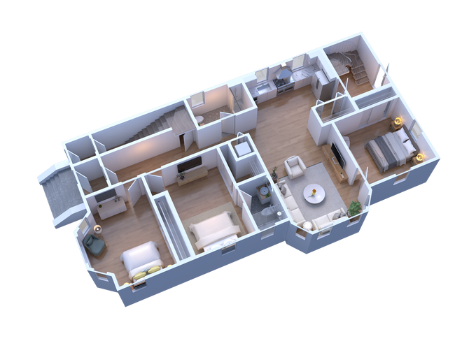 1.ª planta - 1079 Dorchester Ave