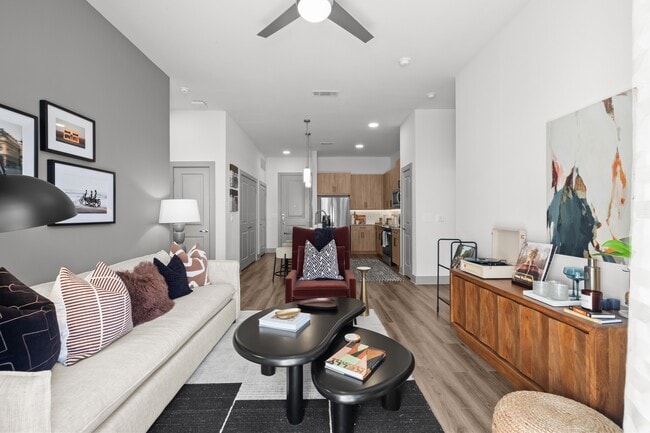 2BR, 2BA - 1,080SF - Open Living Space - Jefferson Grandscape