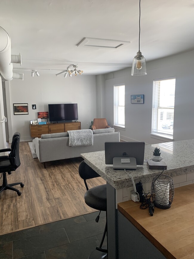 Open living area - 810 E 3rd St