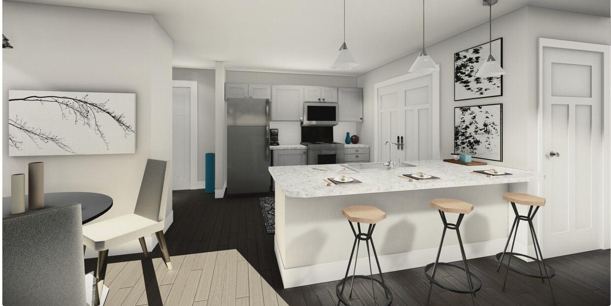 Kitchen - Flats at Walnut Ridge