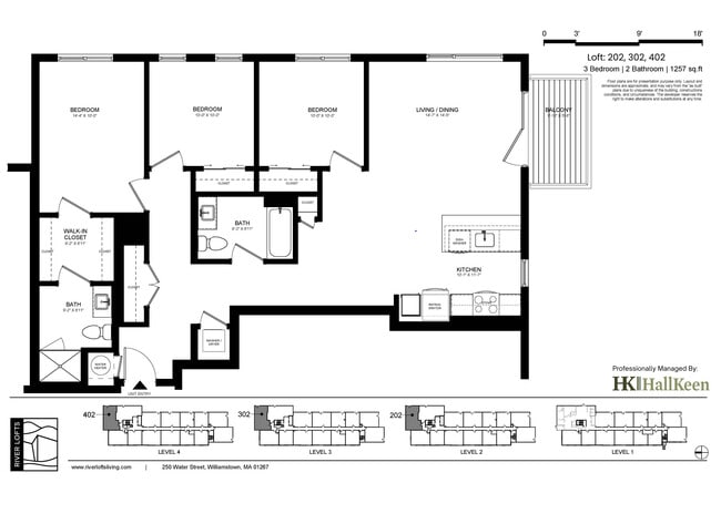 3 Bedroom - River Lofts