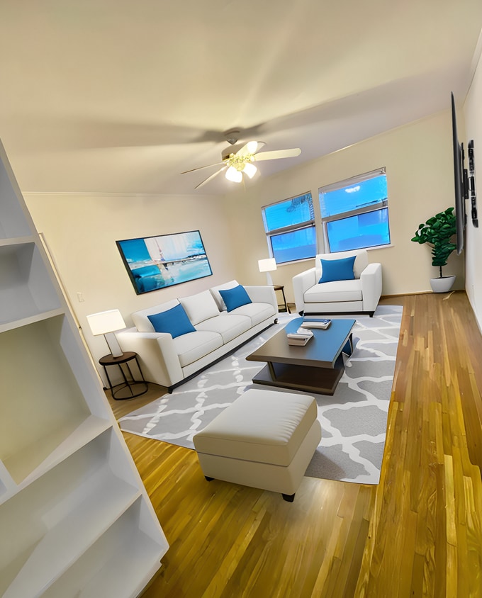 unfurnished comfy and cozy Los Angeles apartment for rent - 5876 Bowcroft St