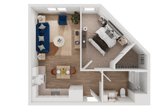 Floorplan - Mainline North | Affordable Apartments