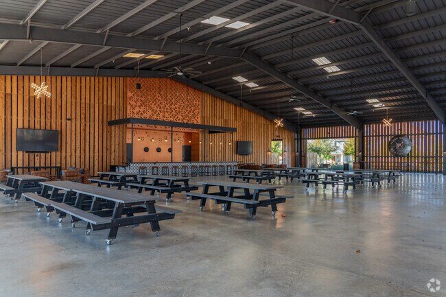 Pecan Square’s clubhouse hosts events and gatherings for Northlake residents.