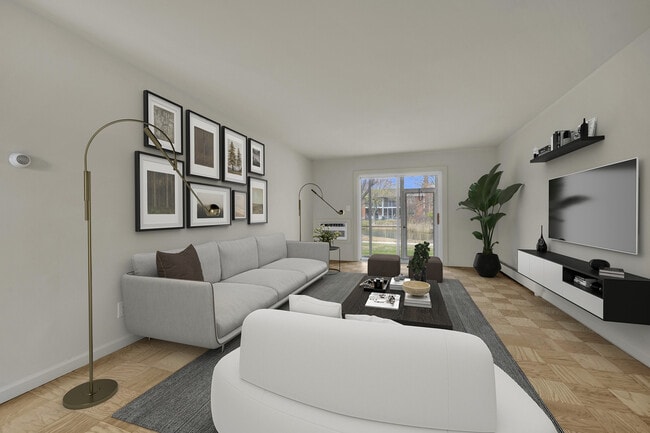 Model 1E Living Room - The Harbour Club