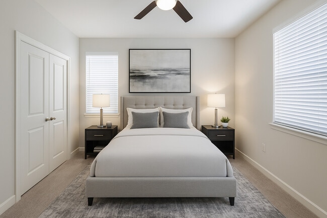 1BR, 1BA - 690SF Bedroom - The Reserve at Cool Springs
