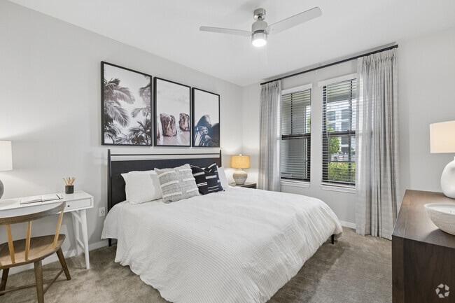 B2 2BR, 2BA - 1,147SF - Bedroom - Cirrus at Aqua