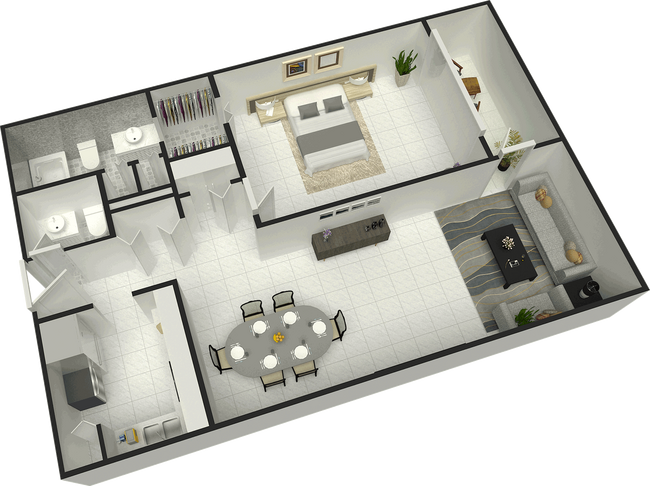 Floorplan - Aventura Oaks Apartments
