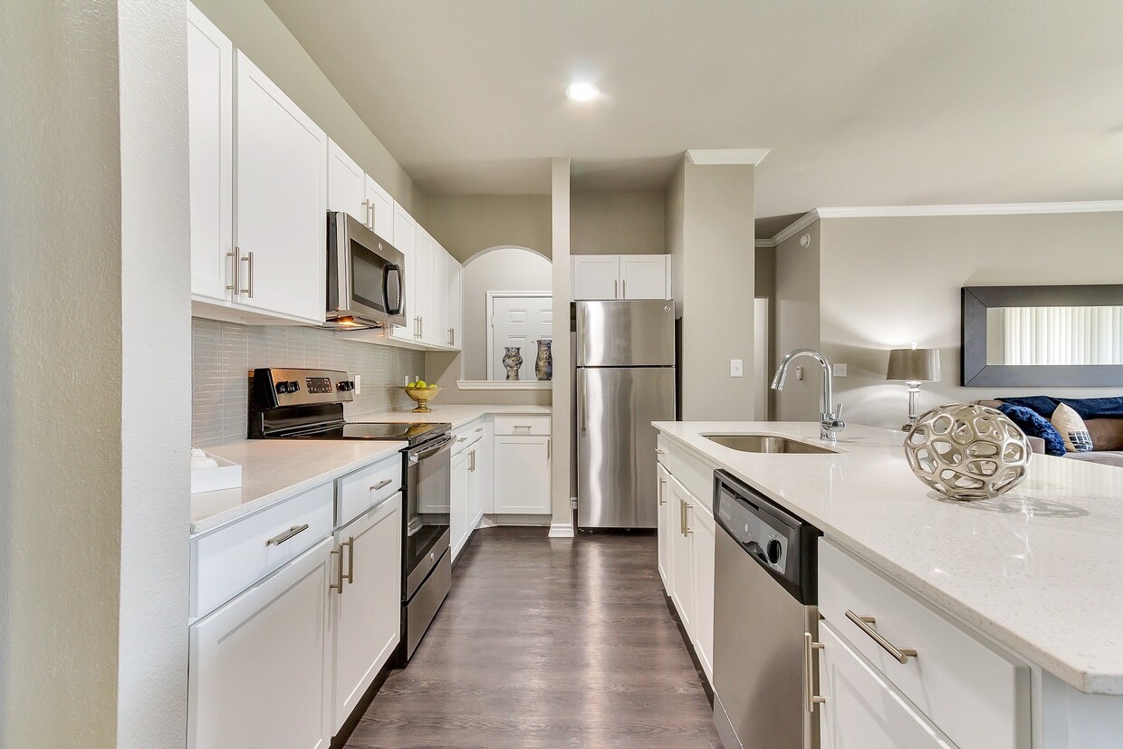 Our chef inspired kitchens feature stainless steel appliances. - Windsor at Legacy