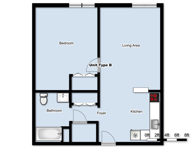 2BR/1BA - Krause Gardens