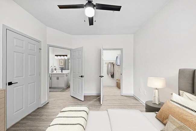 2x1 1087 sqft B1U - Primary Bedroom - Halston Paces Crossing