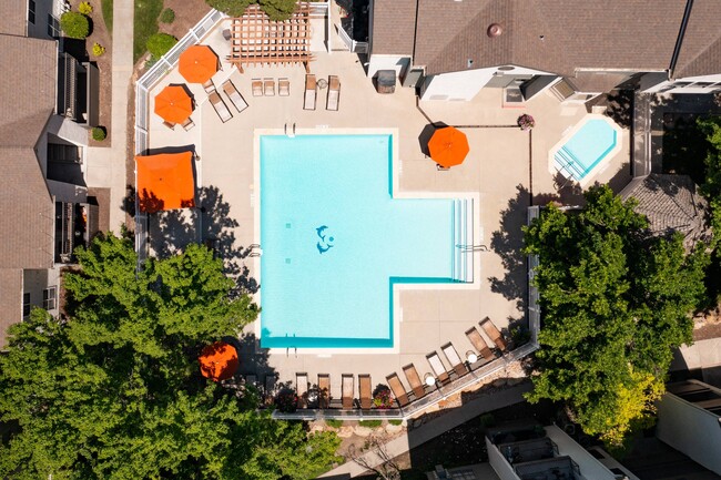 Ariel View of Cottonwood Apartments - Cottonwood Apartments