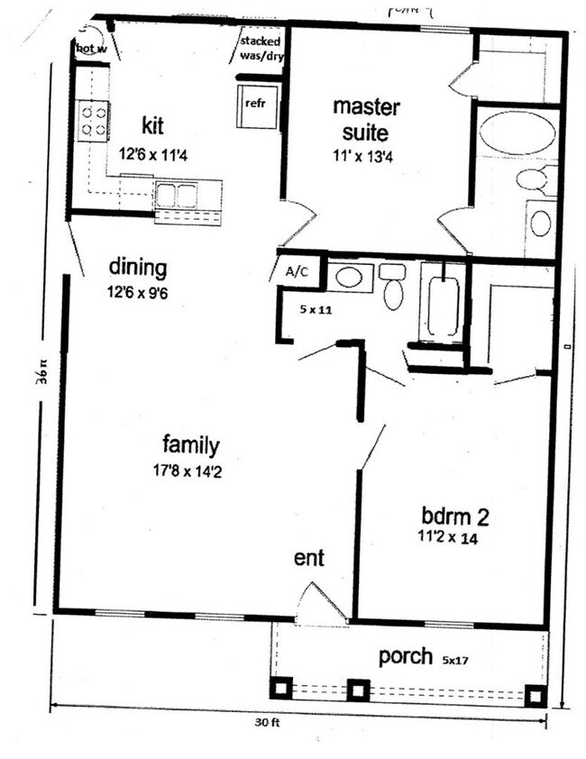 Foto del edificio - 2 BD/ 2 BA